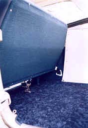 Cessna C 172 Rueckwand des Ruecksitzes