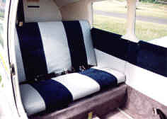 Piper PA 28 Cadet Ruecksitzbank