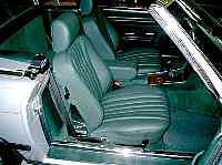 Mercedes SL Typ W 107 Beifahrersitz