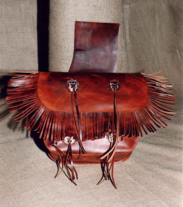 Satteltasche handgewischt