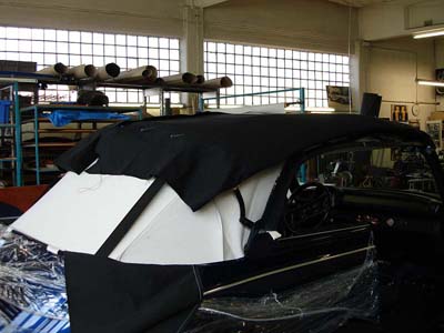 VW 1303 Verdeck Einschlagtuch