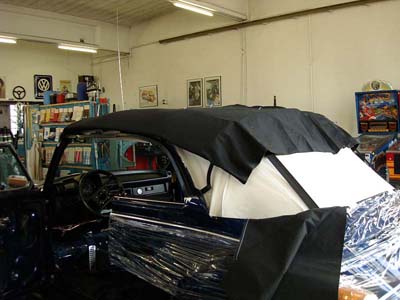 VW 1303 Verdeck Einschlagtuch