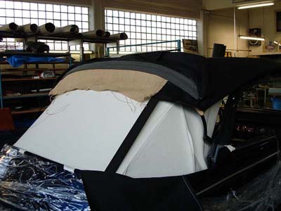 VW 1303 Verdeck Einschlagtuch